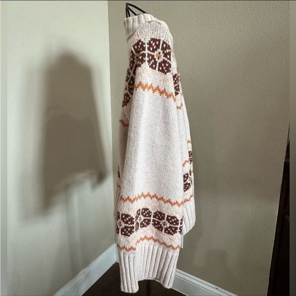 MADEWELL Overbrook Fair Isle Mockneck Sweater, EUC! - Picture 4 of 7